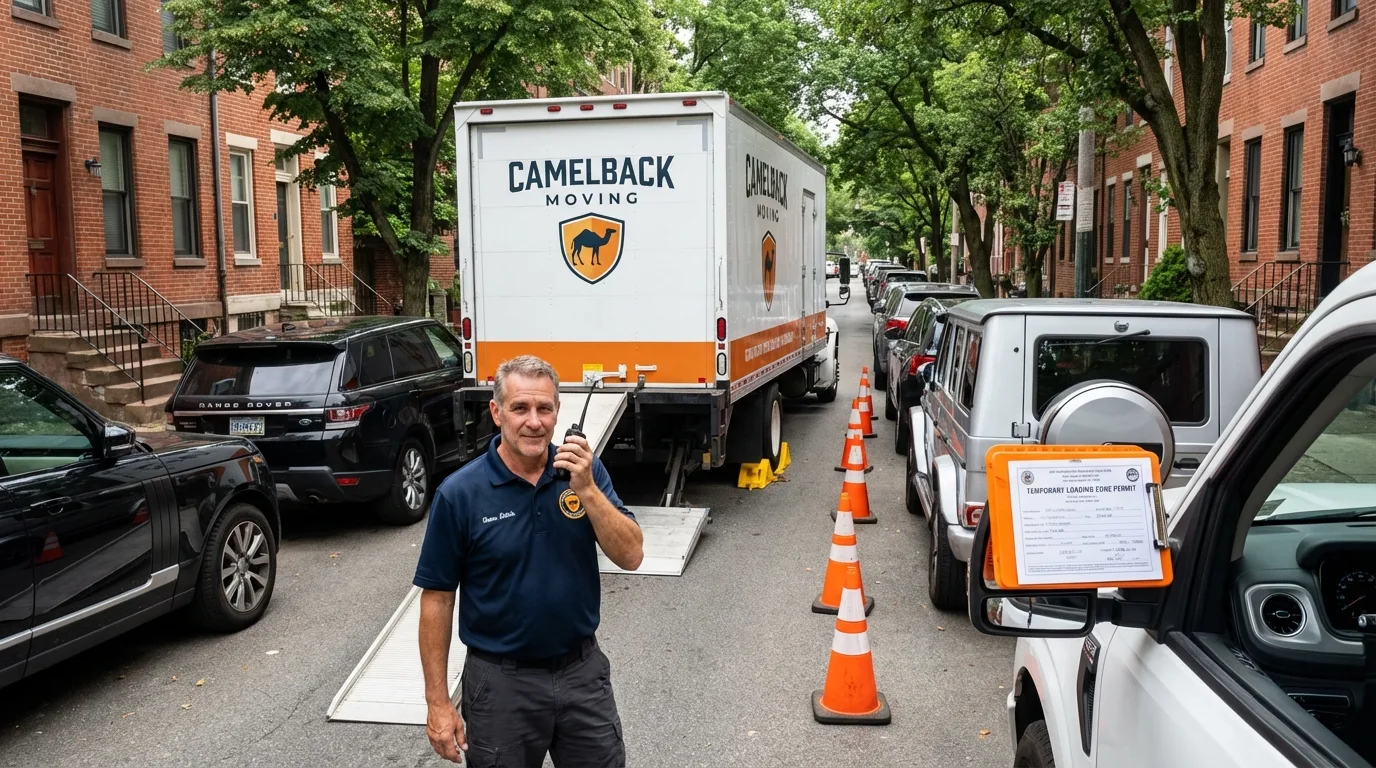 City street loading permit setup in Clarksville, VA